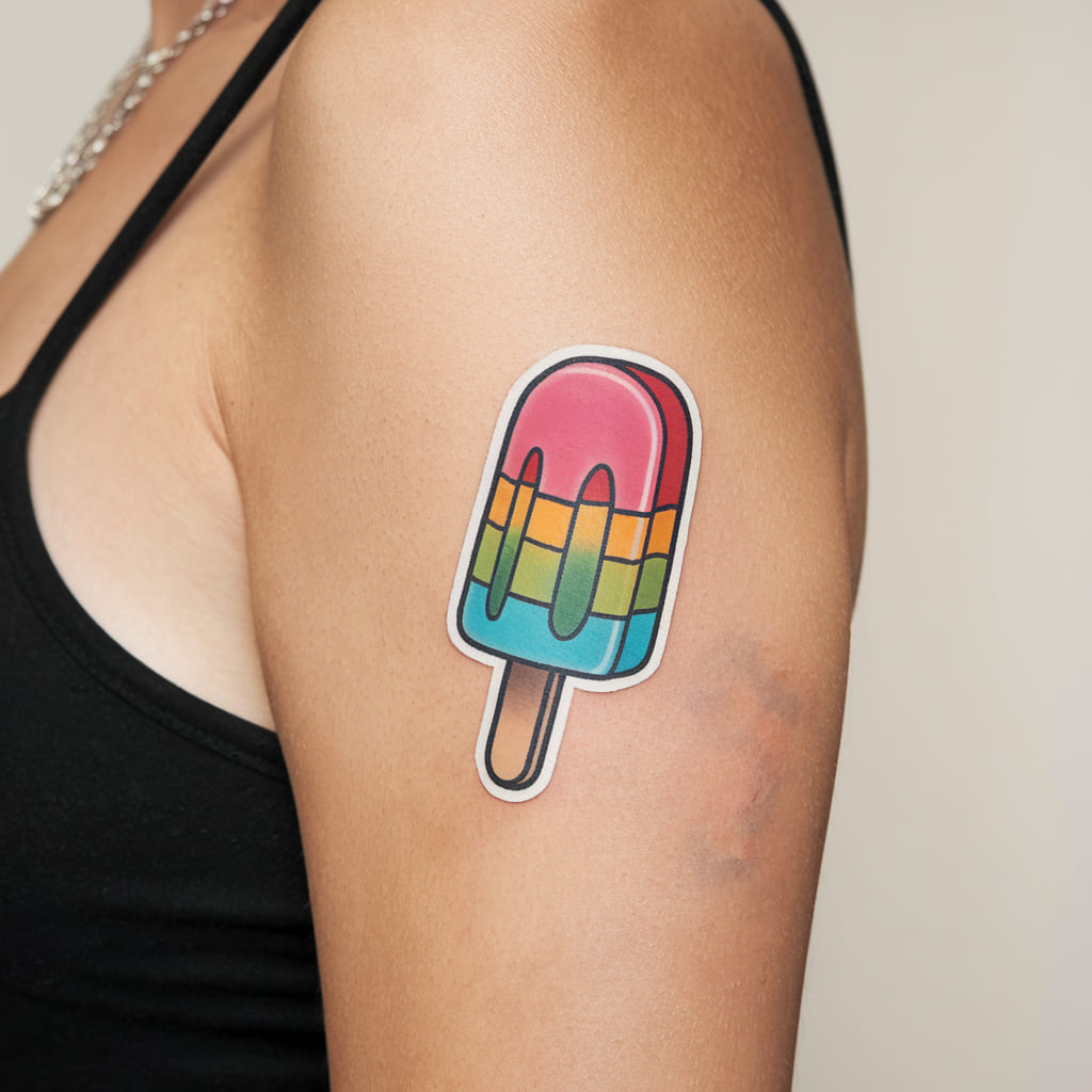 Colorful Popsicle