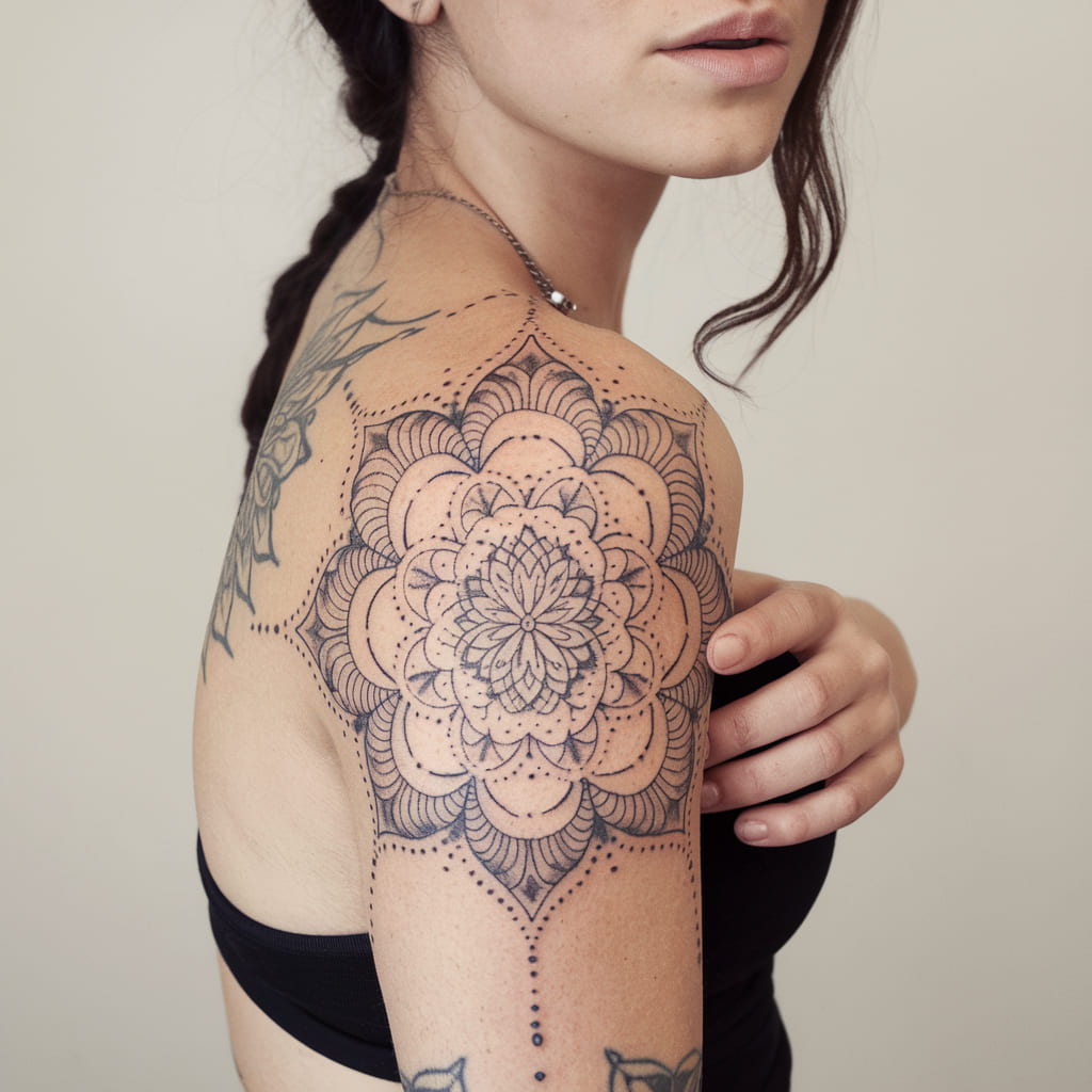 Mandala Shoulder Piece