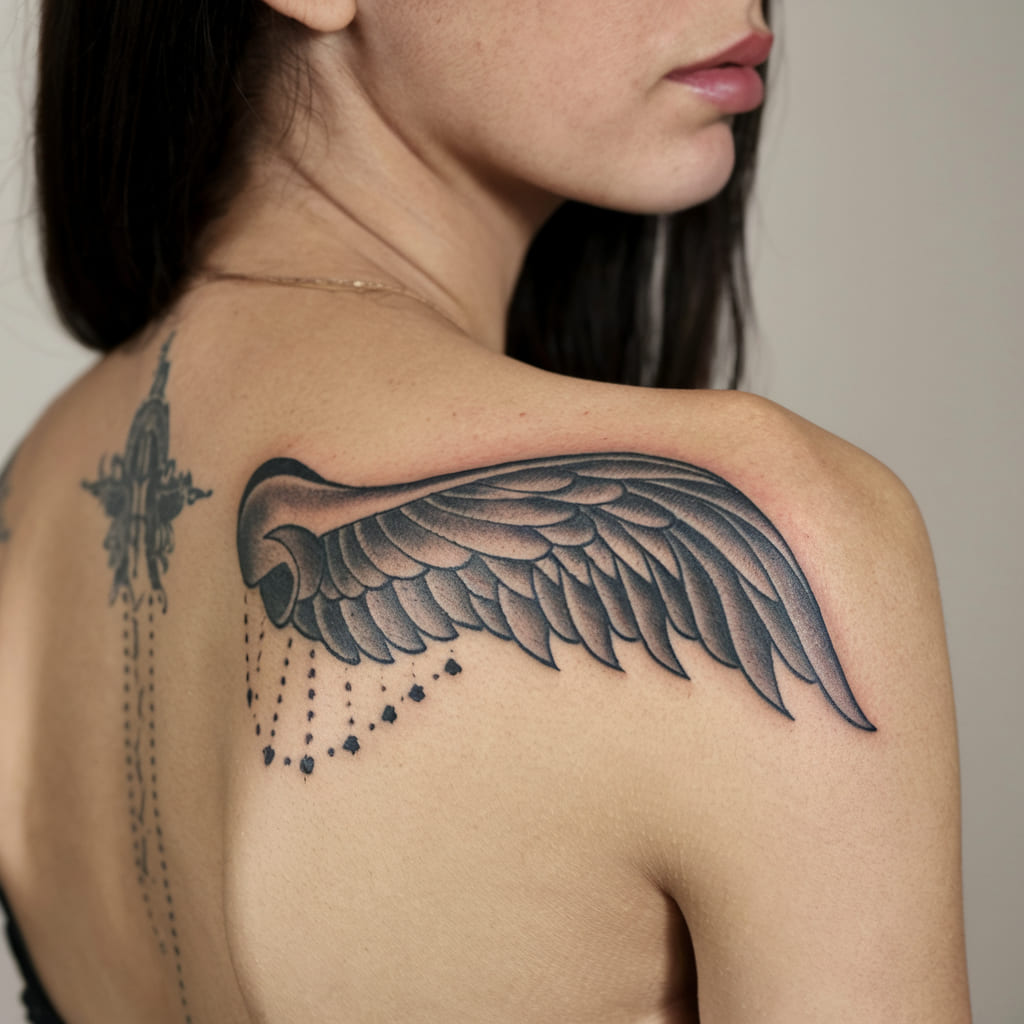 Winged Shoulder Design