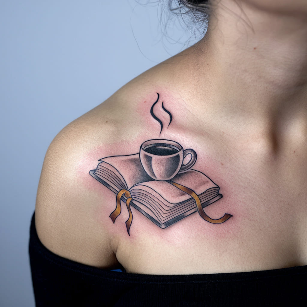 Coffee Cup and Book