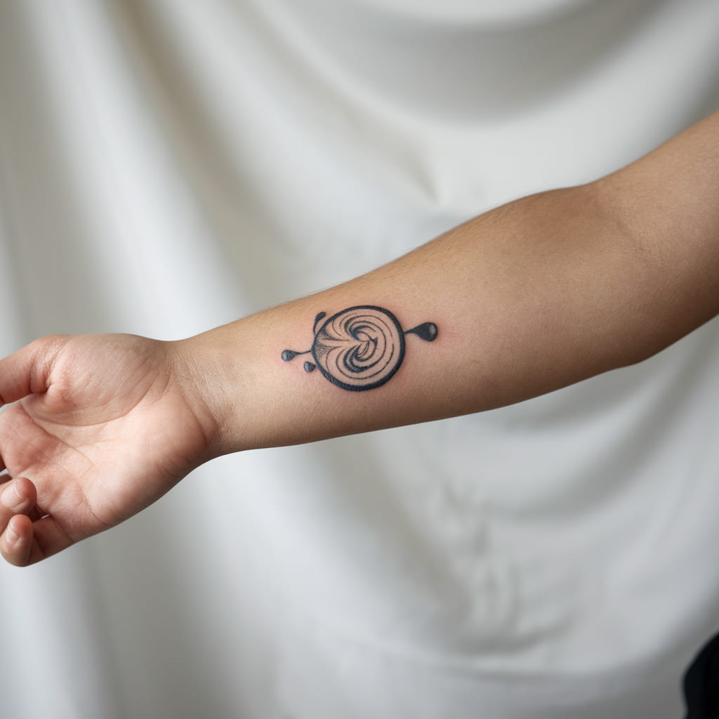 Coffee Ring Tattoo