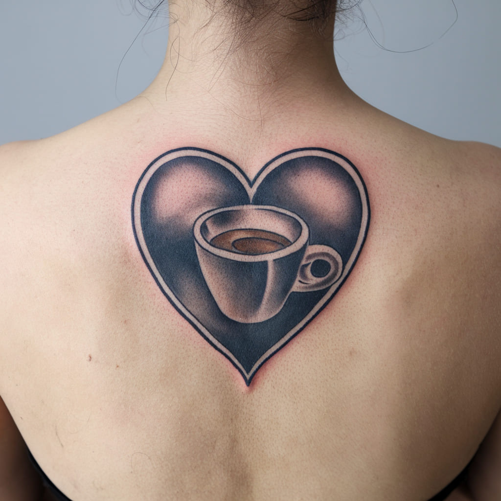 Espresso Shot in Heart Shape