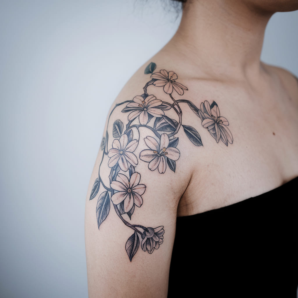 Flowing Jasmine Vines
