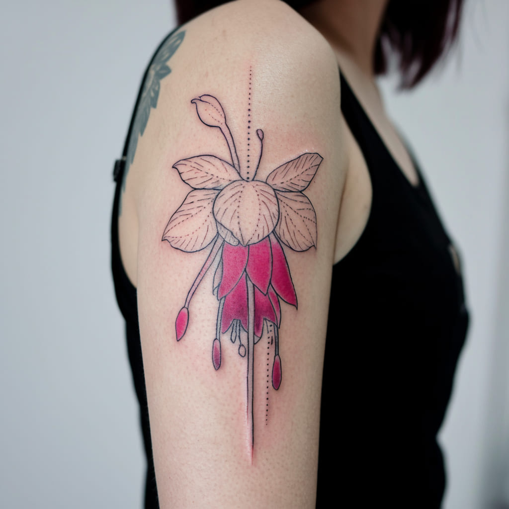 Fuchsia Family Tattoo