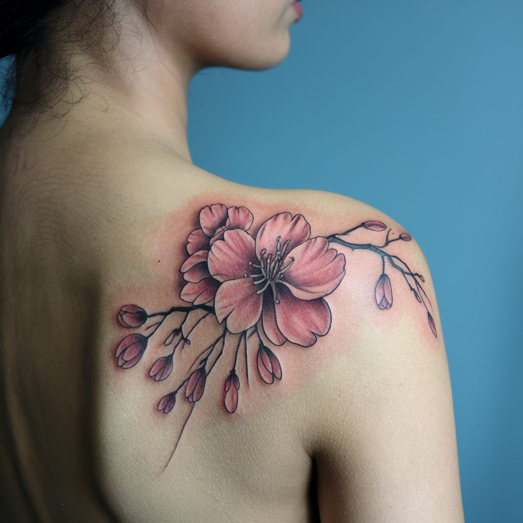 Graceful Cherry Blossom Design