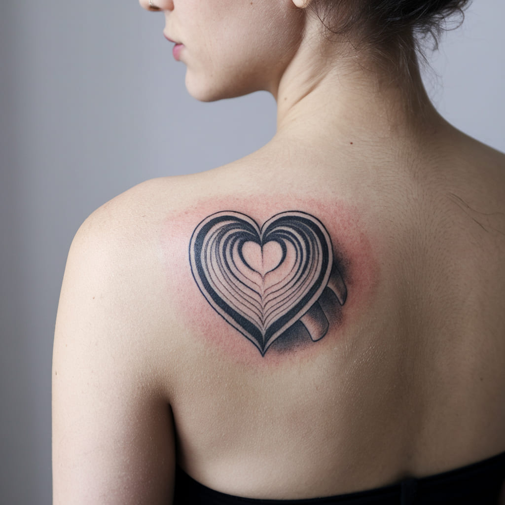 Latte Art Heart Tattoo