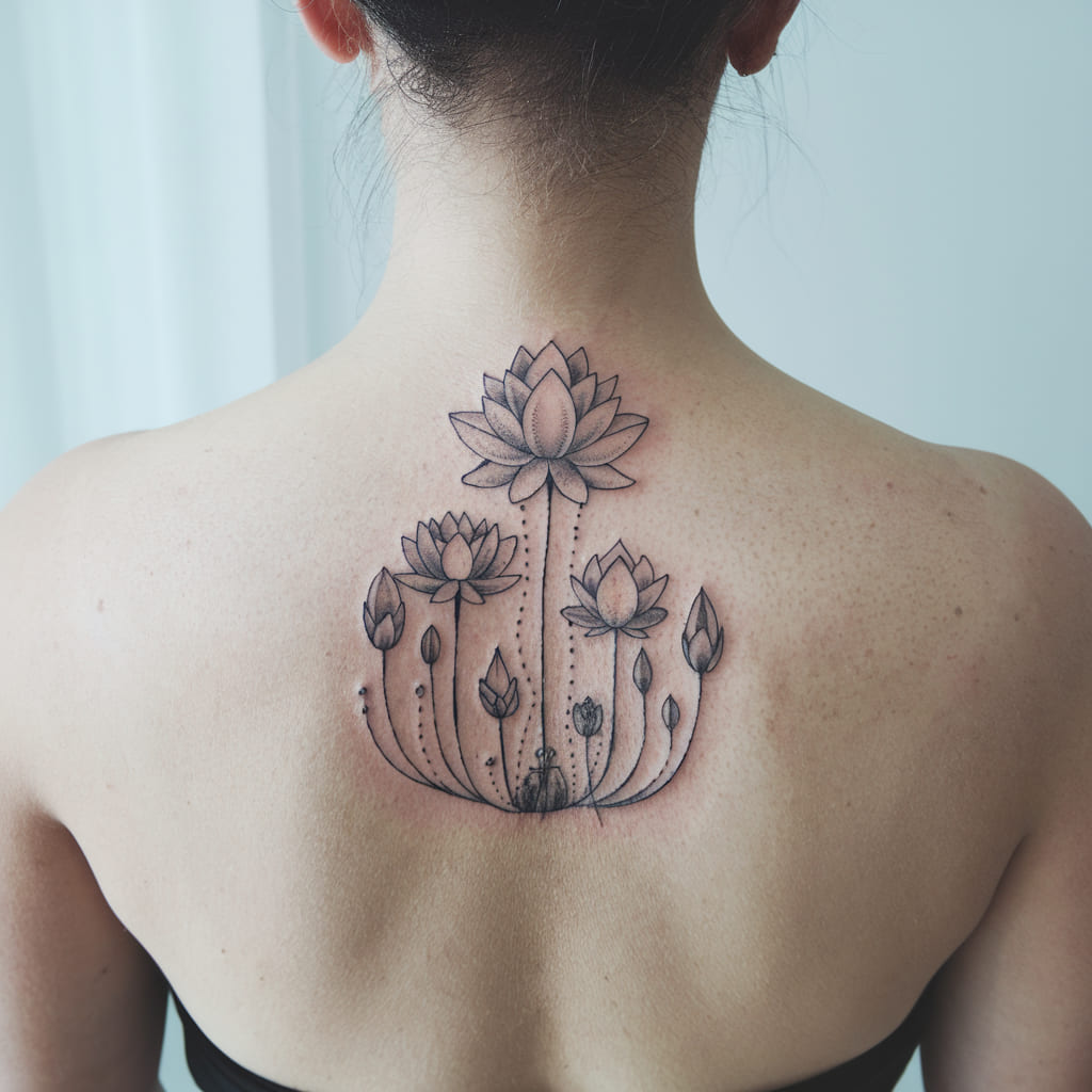 Lotus Family Tattoo