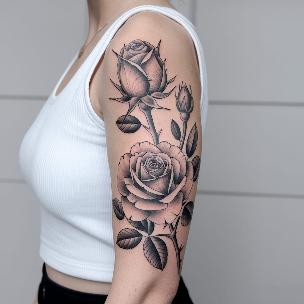 Rose Family Tattoo