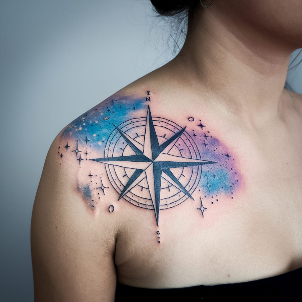 Starry Compass Rose