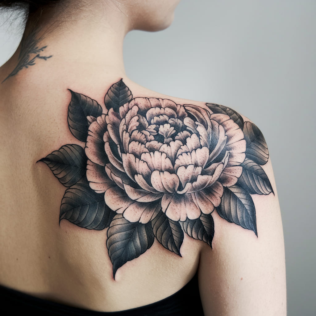 Vintage-Inspired Peony Design