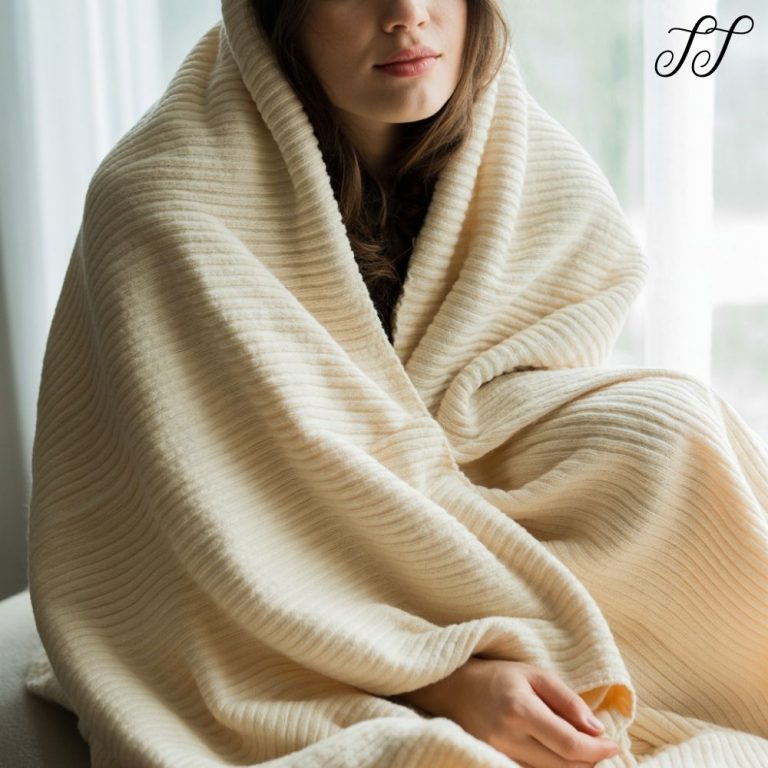 Why I Keep a Soft Blanket on Every Chair in My House