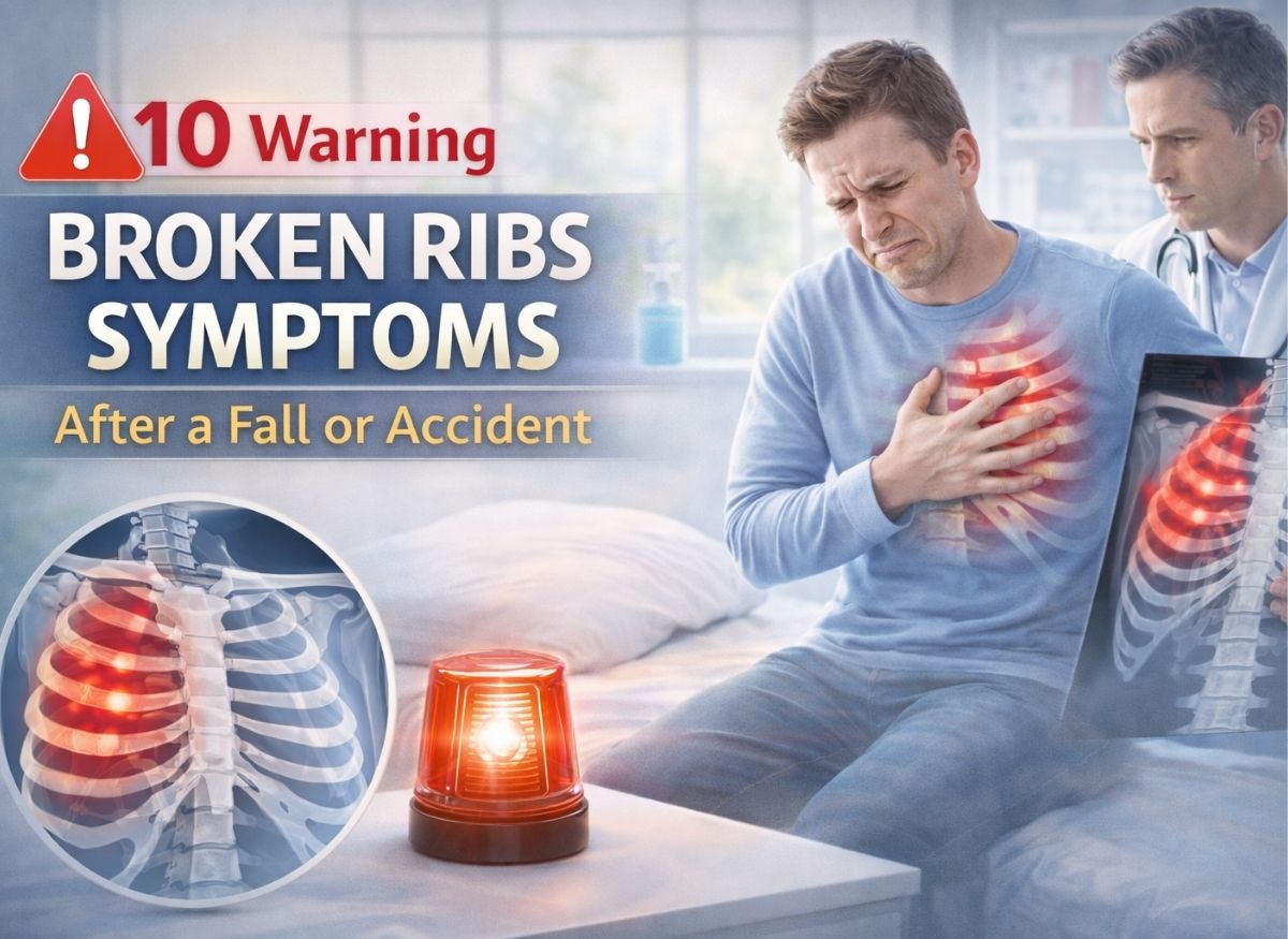 10 Warning Broken Ribs Symptoms After a Fall or Accident - Trendy Tips